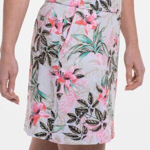 EP NY 17" Botanical Tropical Print Skort